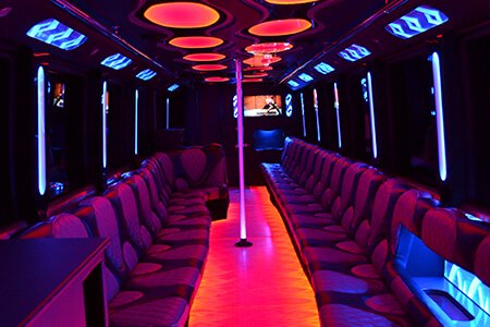 party bus rental gilbert lounge