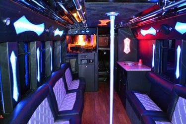 30 passenger party limousine bus